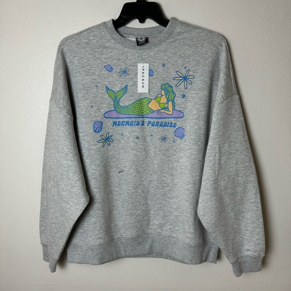 PacSun Mermaid's Paradise Oversized Sweatshirt - Picture 5 of 12